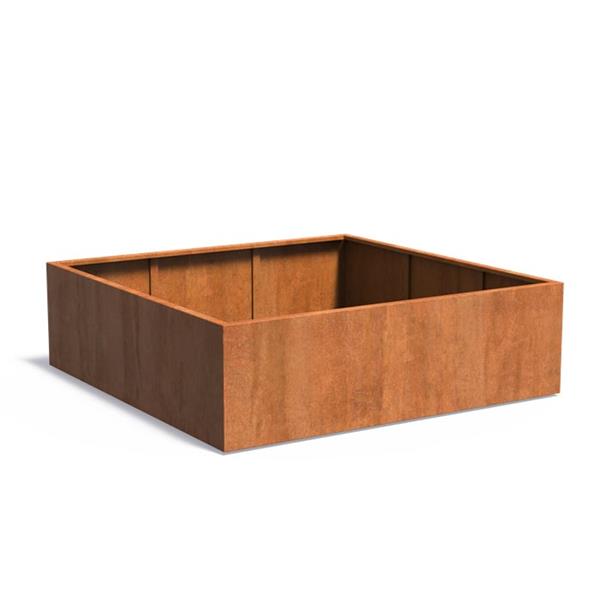 Grote foto cortenstaal akelei v1.2 plantenbak 200x200x60 cm. tuin en terras bloembakken