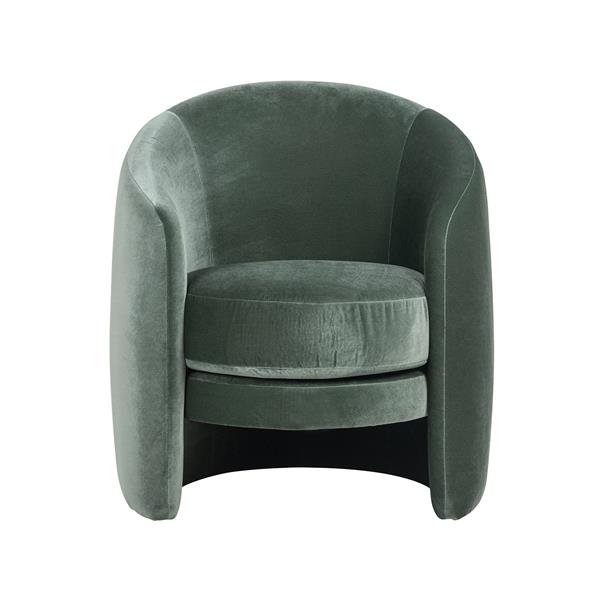 Grote foto fauteuil fenna jade velvet genova 504 jade huis en inrichting stoelen