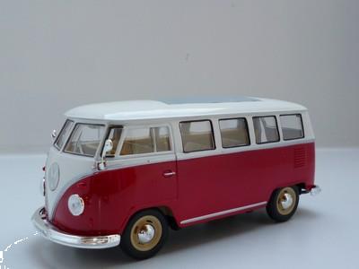 Grote foto bus volkswagen t1 nieuw modelauto in doos verzamelen auto en modelauto