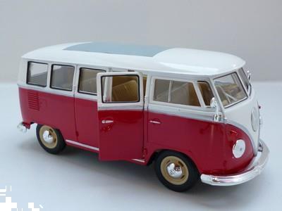 Grote foto bus volkswagen t1 nieuw modelauto in doos verzamelen auto en modelauto