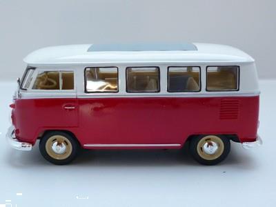 Grote foto bus volkswagen t1 nieuw modelauto in doos verzamelen auto en modelauto