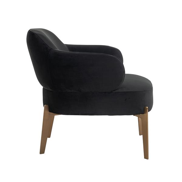 Grote foto fauteuil venus antraciet velvet fire retardant fr quartz 801 antraciet huis en inrichting stoelen