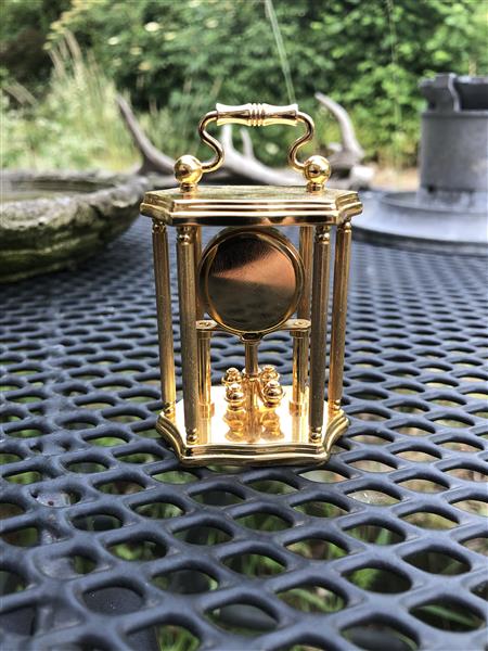 Grote foto miniatuurklok churchill huis en inrichting klokken