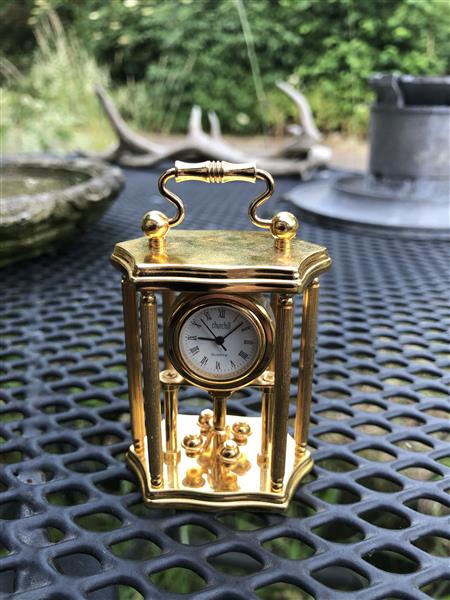 Grote foto miniatuurklok churchill huis en inrichting klokken