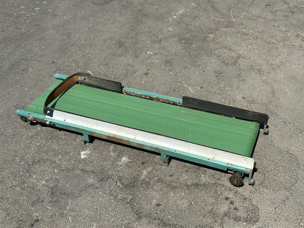 Grote foto schoemans vlakke band 125 x 34 cm agrarisch transportbanden