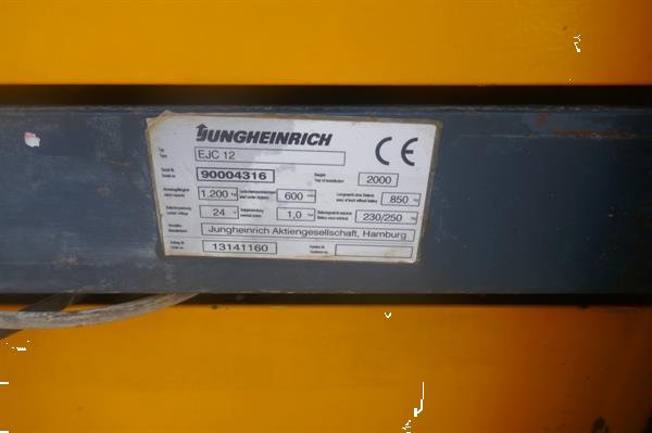 Grote foto vs 21202 elektrische stapelaar junghineinrich ejc12 3300mm doe het zelf en verbouw hefwerktuigen