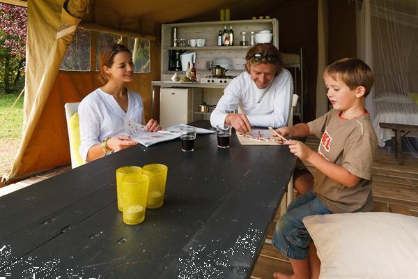 Grote foto luxe safaritent frankrijk op kleine campings vakantie campings