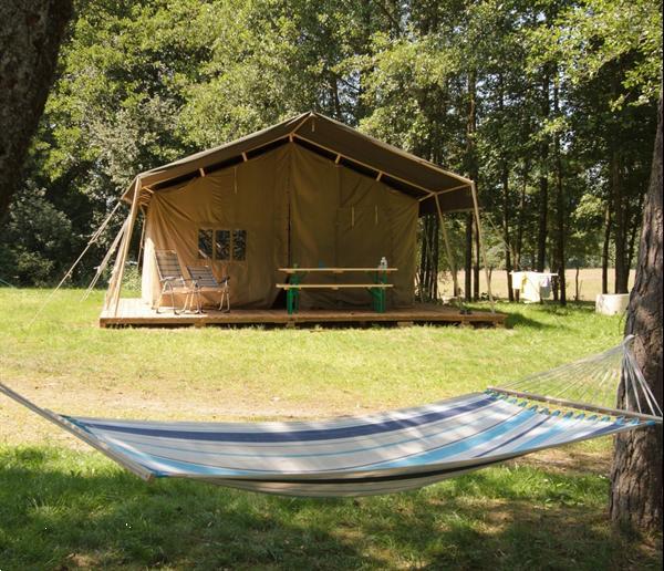 Grote foto luxe safaritent frankrijk op kleine campings vakantie campings