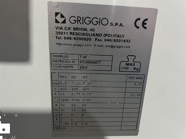 Grote foto tafelfrees freesmachine griggio t45 doe het zelf en verbouw ijzerwaren en bevestigingsmiddelen