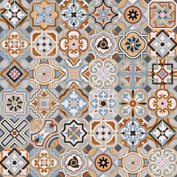 Grote foto portugese tegel vives vodevil musichalls 20x20 doe het zelf en verbouw tegels