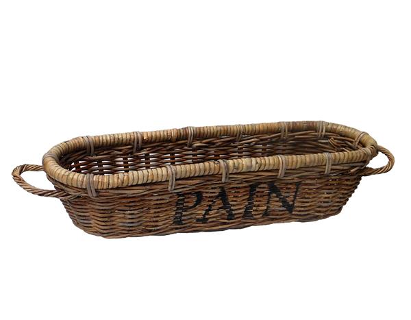 Grote foto stokbroodmand van riet huis en inrichting schalen en manden