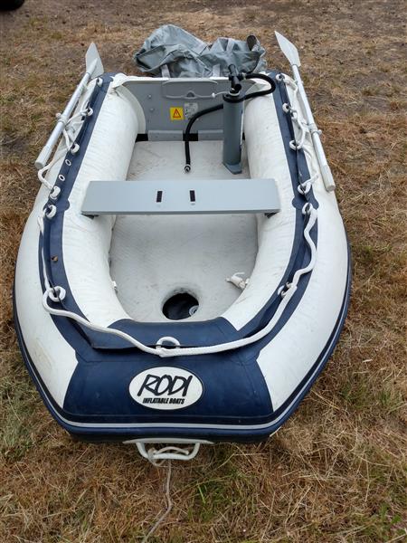 Grote foto rodi rubberboot met airdeck 230 cm watersport en boten rubberboten