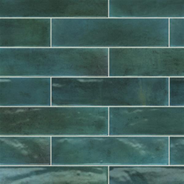 Grote foto handvormtegels groen cifre opal emerald 7 5x30 doe het zelf en verbouw tegels