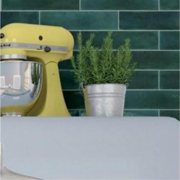 Grote foto handvormtegels groen cifre opal emerald 7 5x30 doe het zelf en verbouw tegels