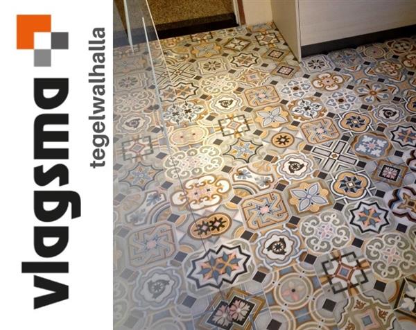 Grote foto designtegels portugese tegels vives vodevil 20x20 doe het zelf en verbouw tegels