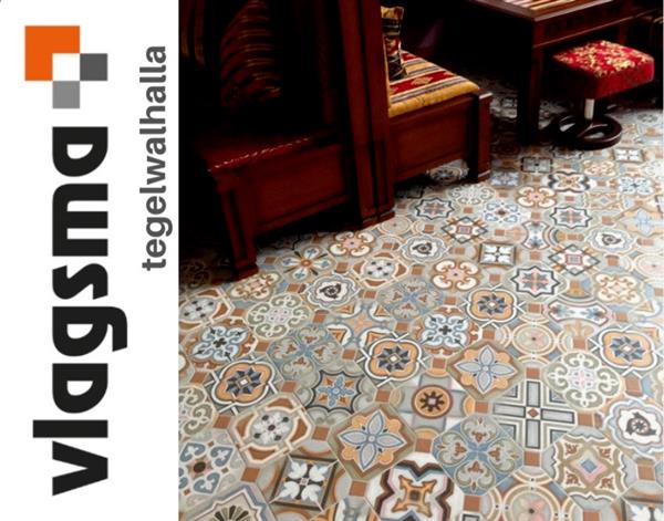 Grote foto designtegels portugese tegels vives vodevil 20x20 doe het zelf en verbouw tegels