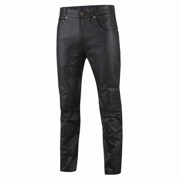 Grote foto heren leren broek model motor in maat 30 t m 44 motoren kleding