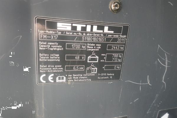 Grote foto vs 21219 triplex reachtruck still fmx17 5600mm sideshift doe het zelf en verbouw hefwerktuigen