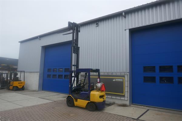 Grote foto vs 21216 lpg gas triplex heftruck komatsu 1800kg sideshift agrarisch heftrucks