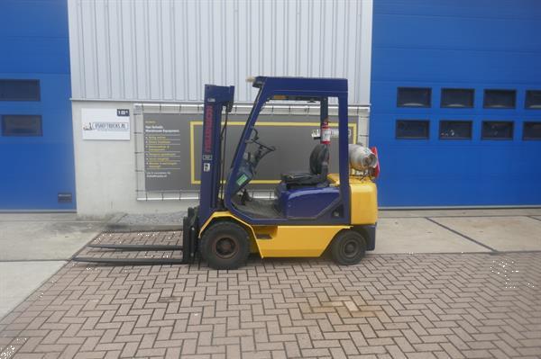 Grote foto vs 21216 lpg gas triplex heftruck komatsu 1800kg sideshift agrarisch heftrucks