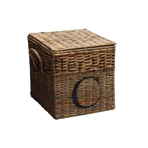 Grote foto rieten box c huis en inrichting schalen en manden