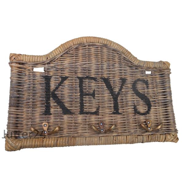 Grote foto sleutelbord riet huis en inrichting woningdecoratie