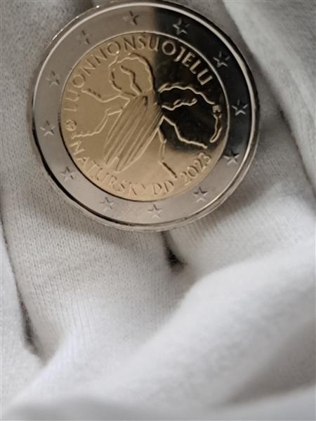 Grote foto euromunten unc finland luxemburg litiouwen 2023 postzegels en munten euromunten