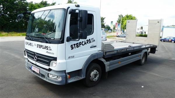 Grote foto mercedes atego 814 autotransport auto diversen vrachtwagens