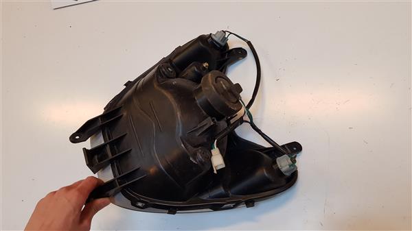 Grote foto koplamp fietsen en brommers scooters