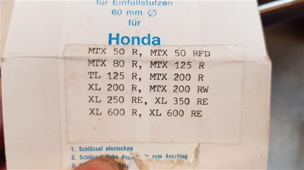 Grote foto tankdop honda mtx en xl motoren overige accessoires