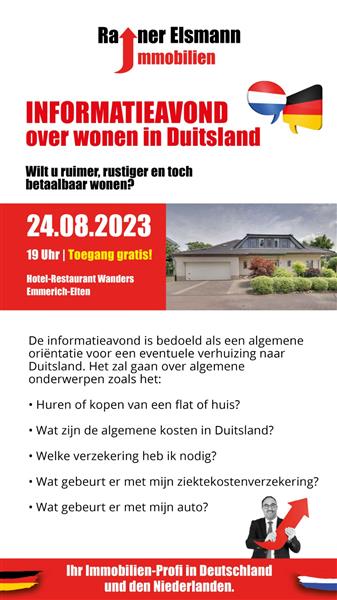 Grote foto infoavond wonen in duitsland huizen en kamers bestaand europa