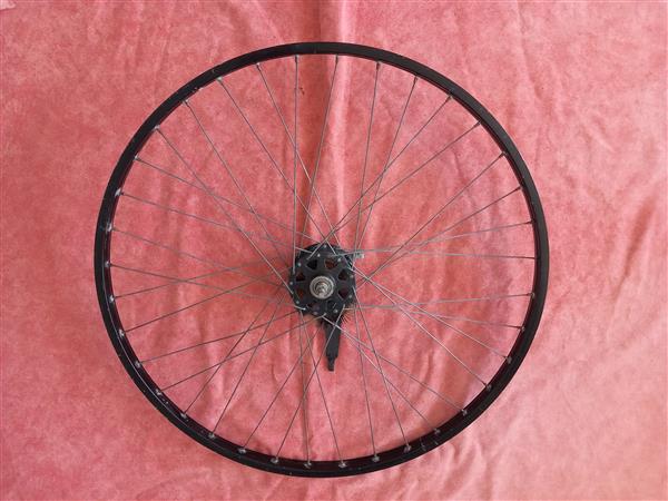 Grote foto zwart 28 inch voorwiel met trommelrem fietsen en brommers onderdelen