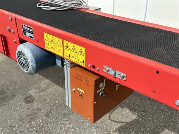 Grote foto beerepoot transportband 710 x 35 cm agrarisch transportbanden