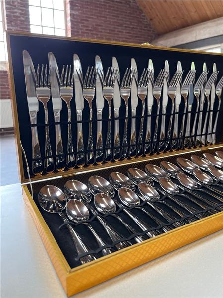 Grote foto zilveren besteksetjes 48 delig nieuw huis en inrichting textiel
