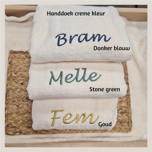 Grote foto handdoek met naam kinderen en baby overige