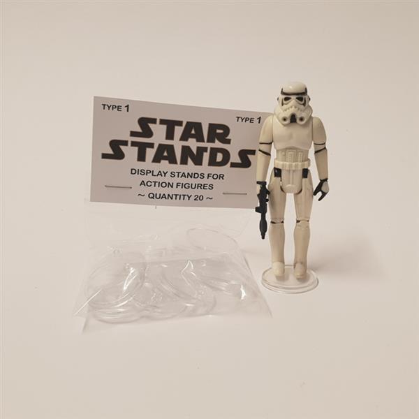 Grote foto vintage star wars 1 inch display stands 20 stuks verzamelen speelgoed