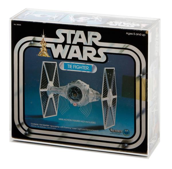 Grote foto pre order star wars esb rotj tie fighter boxed display case verzamelen speelgoed