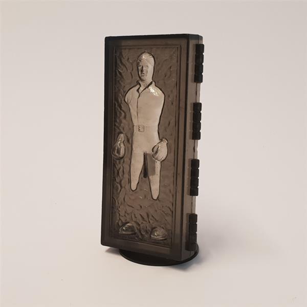 Grote foto star wars zwarte han solo potf carbonite block stand verzamelen speelgoed