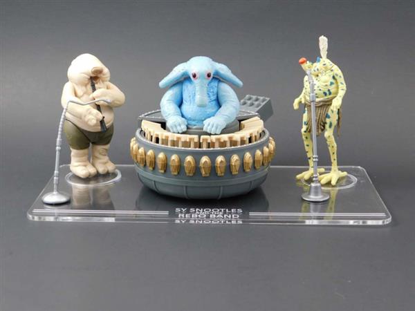 Grote foto vintage star wars rebo band display stand verzamelen speelgoed