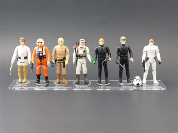 Grote foto vintage star wars luke skywalker display stand verzamelen speelgoed