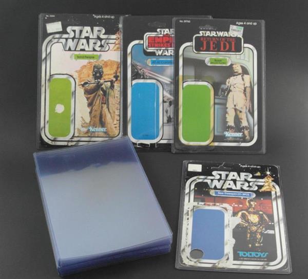 Grote foto toploaders voor onder andere vintage star wars cardback verzamelen speelgoed