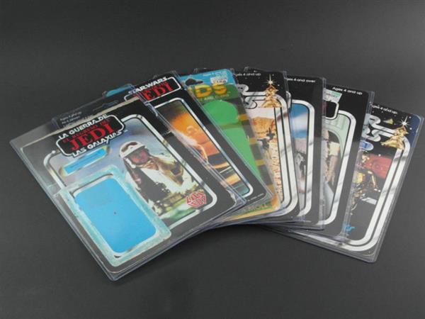 Grote foto toploaders voor onder andere vintage star wars cardback verzamelen speelgoed