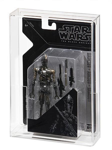 Grote foto star wars black series archive 6 carded figure display case verzamelen speelgoed