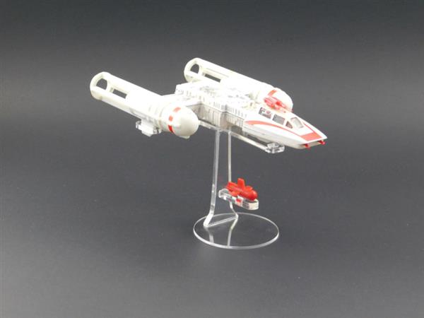 Grote foto vintage star wars die cast y wing display stand verzamelen speelgoed