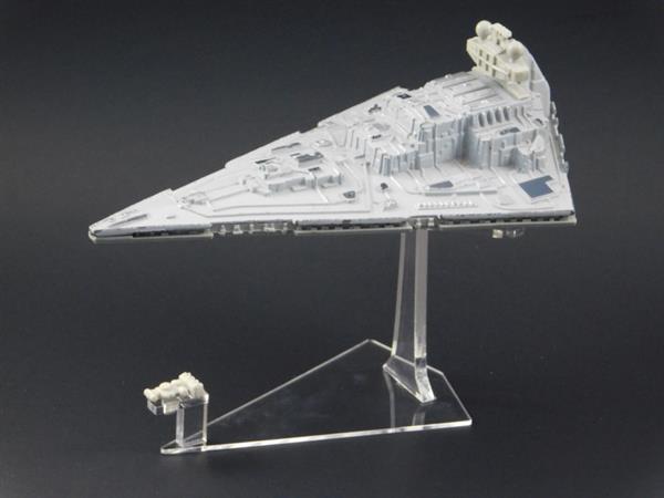 Grote foto vintage star wars die cast star destroyer display stand verzamelen speelgoed