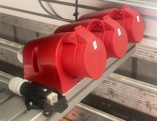 Grote foto nieuwe bufferband met overduwer voor potplanten en trays agrarisch tuinbouw