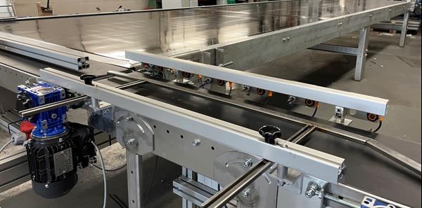 Grote foto nieuwe bufferband met overduwer voor potplanten en trays agrarisch tuinbouw