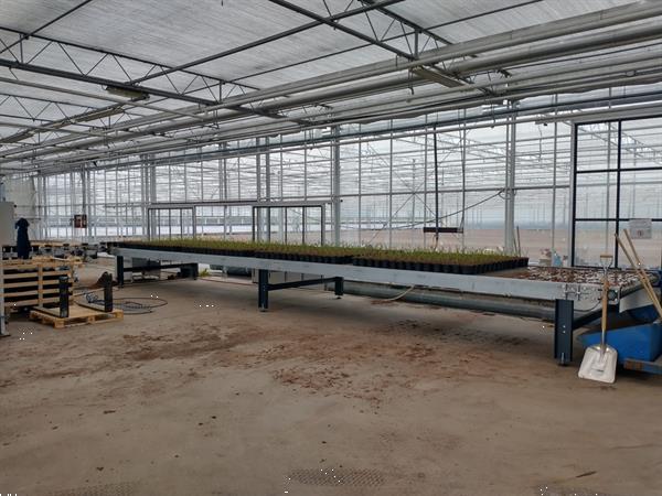 Grote foto bufferband met overduwer voor potplanten en trays agrarisch tuinbouw