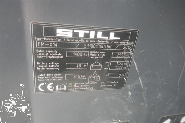 Grote foto vs 21251 triplex reachtruck still fmx14 7100mm sideshift doe het zelf en verbouw hefwerktuigen