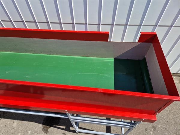 Grote foto aweta transportband 900 x 120 cm gebruikt voor buffering v r sortering agrarisch transportbanden